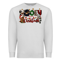Dove Grey mooey christmas Premium Sweatshirt - CowGirlArtShop