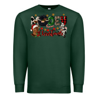 Sports Green mooey christmas Premium Sweatshirt - CowGirlArtShop