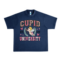 Navy cupid university Urban Heavy Tee - MaliasSmallBusiness