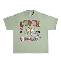 Oil Green cupid university Urban Heavy Tee - MaliasSmallBusiness