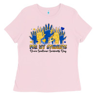 Bubblegum Pink for my students down sendrome awareness day Ladies Tee - Artiststas
