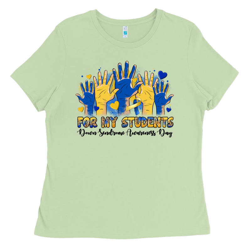 For My Students Down Sendrome Awareness Day Ladies Tee by Artiststas | Teevron