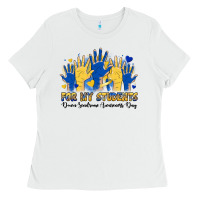 White for my students down sendrome awareness day Ladies Tee - Artiststas