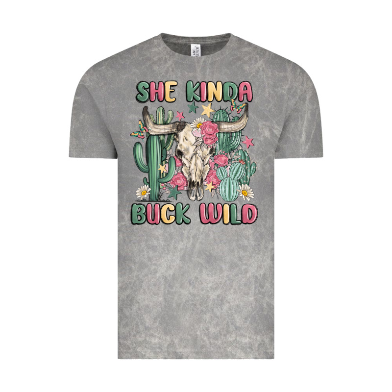 She Kinda Buck Wild Vintage Tee by MaliasSmallBusiness | Teevron
