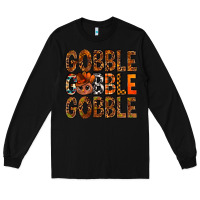 Black western gobble with turkey bbs Long Sleeve Tee - BundleAndBundleShop
