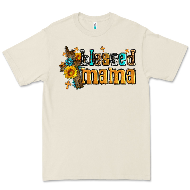 Blessed Mama Premium Tee by AdoDesignShop | Teevron