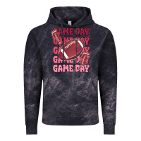 Cloud Black game day football Vintage Hoodie - MaliasSmallBusiness