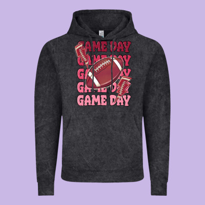 Game Day Football Vintage Hoodie Designed By Maliassmallbusiness