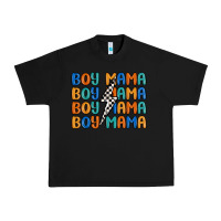 Black boy mama lightning bolt Urban Heavy Tee - MaliasSmallBusiness