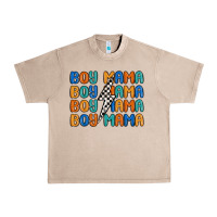 French Oak boy mama lightning bolt Urban Heavy Tee - MaliasSmallBusiness