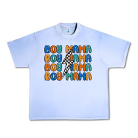 Grape Ice boy mama lightning bolt Urban Heavy Tee - MaliasSmallBusiness