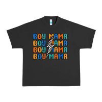 Pigment Black boy mama lightning bolt Urban Heavy Tee - MaliasSmallBusiness