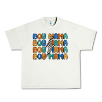 Pistachio boy mama lightning bolt Urban Heavy Tee - MaliasSmallBusiness