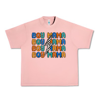 Salmon boy mama lightning bolt Urban Heavy Tee - MaliasSmallBusiness