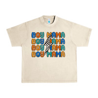 Sandshell boy mama lightning bolt Urban Heavy Tee - MaliasSmallBusiness