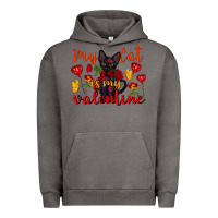 Pigment Tornado my cat is my valentine valentine's day Urban Hoodie - FaDigitalArtStudio