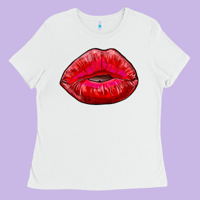 Kiss Ladies Tee Designed By Ranaportraitstore