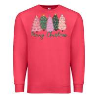 Cardinal merry christmas trees Premium Sweatshirt - CowGirlArtShop