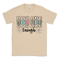 Mushroom you are enough Classic Tee - MaliasSmallBusiness