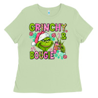 Matcha christmas characters and bougie Ladies Tee - AdoDesignShop