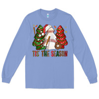 Colony Blue tis' the season baseball christmas cakes bbs Long Sleeve Tee - BundleAndBundleShop