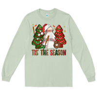 Matcha tis' the season baseball christmas cakes bbs Long Sleeve Tee - BundleAndBundleShop