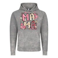 Cloud Rock floral mama Vintage Hoodie - MaliasSmallBusiness