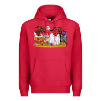 Cardinal halloween chicken Premium Hoodie - CowGirlArtShop