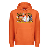 Carrot halloween chicken Premium Hoodie - CowGirlArtShop