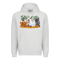 Dove Grey halloween chicken Premium Hoodie - CowGirlArtShop