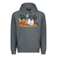 Rock halloween chicken Premium Hoodie - CowGirlArtShop