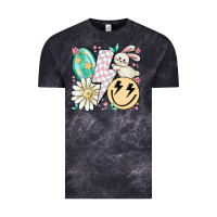 Cloud Black retro easter Vintage Tee - MaliasSmallBusiness