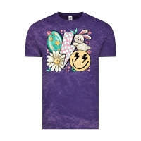 Cloud Purple retro easter Vintage Tee - MaliasSmallBusiness