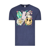 Vintage Denim retro easter Vintage Tee - MaliasSmallBusiness