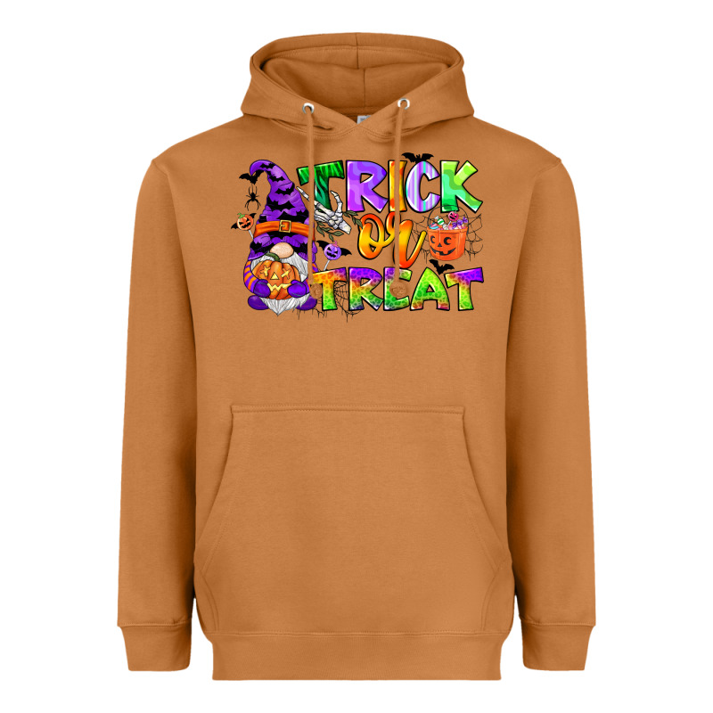 Trick Or Treat Gnome Heavyweight Hoodie by CowGirlArtShop | Teevron