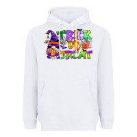 White trick or treat gnome Heavyweight Hoodie - CowGirlArtShop