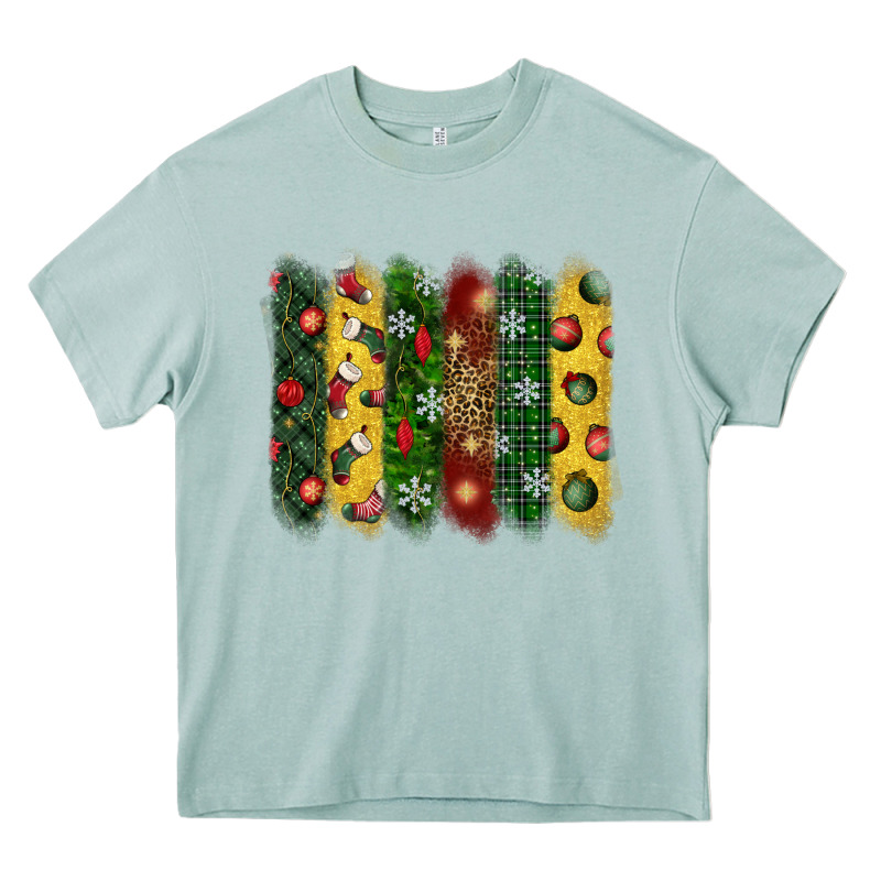 Christmas Brushstroke Heavy Core Tee by BundleAndBundleShop | Teevron