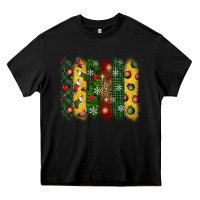 Black christmas brushstroke Heavy Core Tee - BundleAndBundleShop