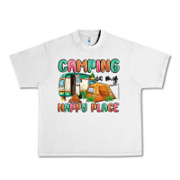 Lunar Rock camping is my happy place Urban Heavy Tee - MaliasSmallBusiness