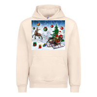 Sandshell christmas santa deer and presents Urban Hoodie - BundleAndBundleShop