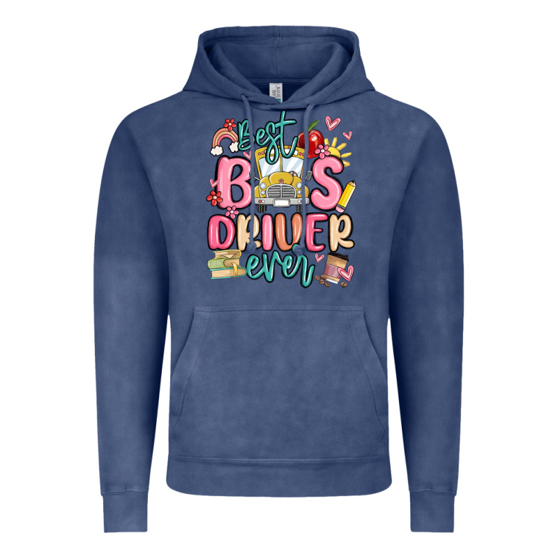 Best Bus Driver Ever Vintage Hoodie by MaliasSmallBusiness | Teevron