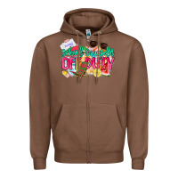 Chestnut School counselor off duty Zipper Hoodie - NancyCooperArtShop