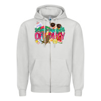 Dove Grey School counselor off duty Zipper Hoodie - NancyCooperArtShop