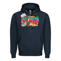 Navy School counselor off duty Zipper Hoodie - NancyCooperArtShop