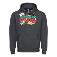 Smoke School counselor off duty Zipper Hoodie - NancyCooperArtShop