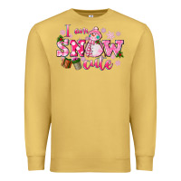 Antique Gold i am snow cute Premium Sweatshirt - CowGirlArtShop