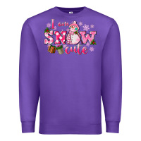 Purple i am snow cute Premium Sweatshirt - CowGirlArtShop