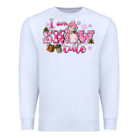 White i am snow cute Premium Sweatshirt - CowGirlArtShop