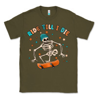 Army Green ride till i die Classic Tee - MaliasSmallBusiness