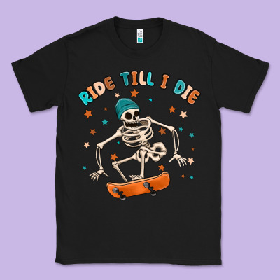 Ride Till I Die Classic Tee Designed By Maliassmallbusiness